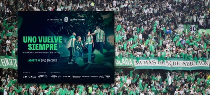 Imagen de  La pasión verdolaga llega a la pantalla grande: “Uno vuelve siempre” se estrena en La Ceja, Rionegro y Medellín
