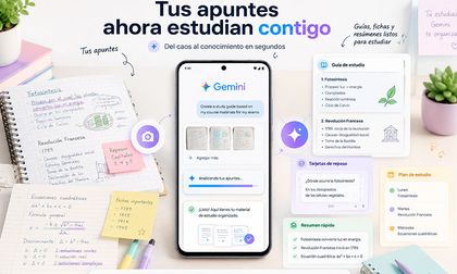 Gemini convierte apuntes en guías de estudio