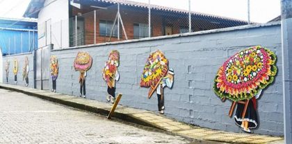 ¡Espectacular! El mural en homenaje a los silleteros de Guarne ya es una realidad