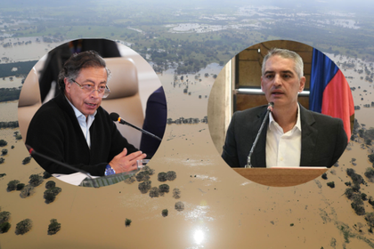 Imagen de  Nuevo rifirrafe entre Gustavo Petro y Andrés Julián Rendón con una grave emergencia invernal en medio