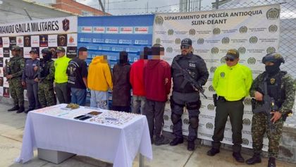 Imagen de  Gaula Militar Oriente capturó a seis presuntos integrantes del grupo El Mesa en El Carmen de Viboral