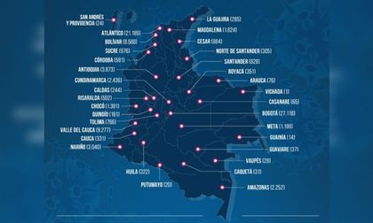 Imagen de  Último reporte: Colombia registra 49.238 casos activos de COVID-19