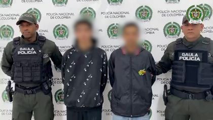 Imagen de  Capturan a dos personas por extorsión a comerciantes en El Peñol