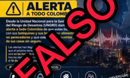 Alerta sobre próximo terremoto en Colombia es falsa