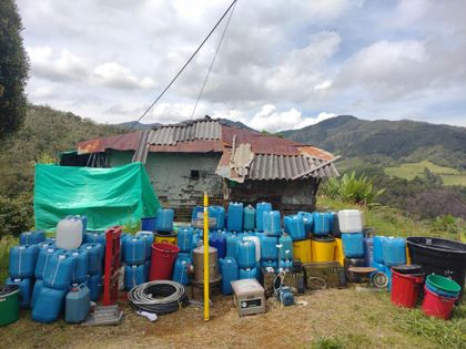 Imagen de  Golpe a Los Mesa: destruyen laboratorio de coca en Abejorral