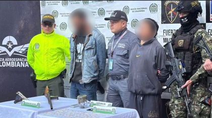 Imagen de Alias «Nea» y «Lulo» caen en Rionegro en operativos contra el Clan del Golfo