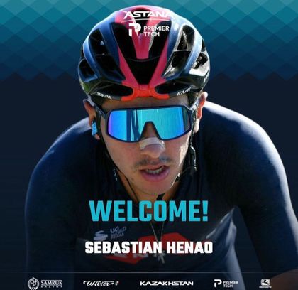 Imagen de  Sebastián Henao fue anunciado como nuevo ciclista del Astana
