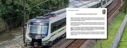 Imagen de El sistema Metro presenta inconsistencia en el servicio debido a las fuertes lluvias