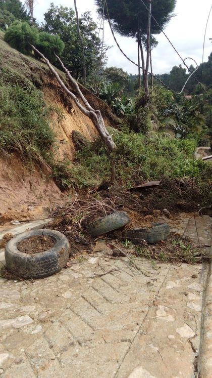Imagen de Reportan deslizamientos en la vereda El Carmín de Rionegro
