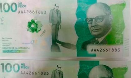 ¿Cómo detectar un billete falso de 100.000 pesos?