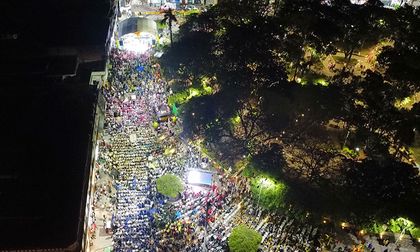 Multitudinario cierre de campaña de Juan David Piedrahita en Cartago