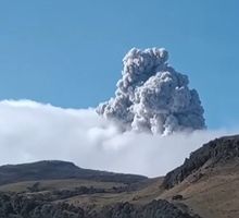 Declaran calamidad pública por volcán Puracé