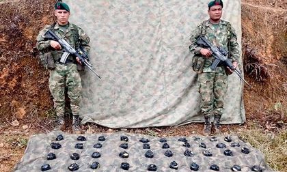 Destruyen 40 minas antipersona en Cauca