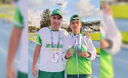 Imagen de  Juan Sebastián Patiño, atleta rionegrero, brilló en competencia nacional de los Juegos Intercolegiados