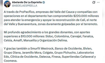 La empresa privada también está reconstruyendo