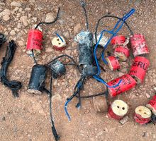 Desactivan moto bomba en El Plateado