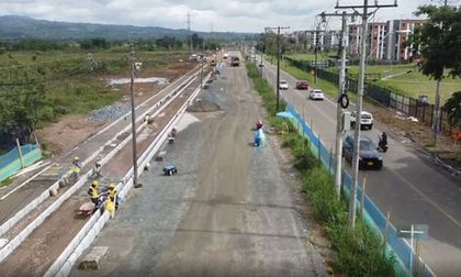 Segunda calzada de la Avenida Cañasgordas alcanza 27% de avance