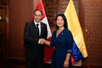 Imagen de Perú y Colombia ratifican el envío de embajadores tras reunión de Fujimori con José Manuel Restrepo