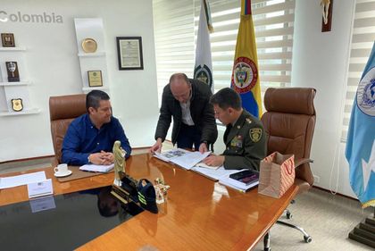 Imagen de  Tras reunión con el Director Nacional de la Policía, 18 nuevos uniformados llegarán a Rionegro