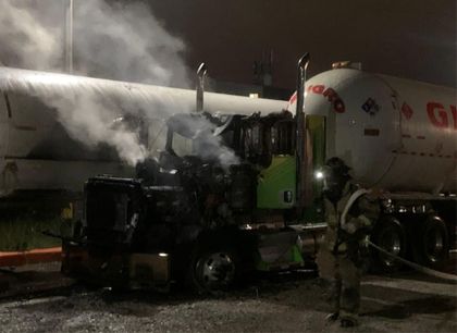 Imagen de “Gracias a Dios no pasó a mayores”: explosión en la cabina de un camión de gas alertó a La Ceja