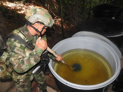 Imagen de  Golpe contra el Clan del Golfo: en Sonsón fue desmantelado laboratorio para el procesamiento de cocaína