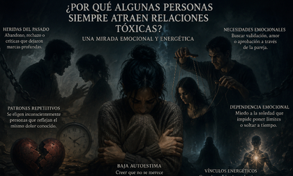 ¿Por qué algunas personas siempre atraen relaciones tóxicas? Una mirada emocional y energética a los patrones del amor