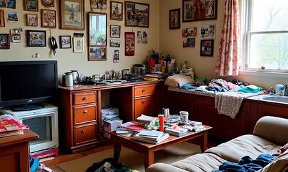 Cuando tu casa está hecha un desastre justo el día menos indicado