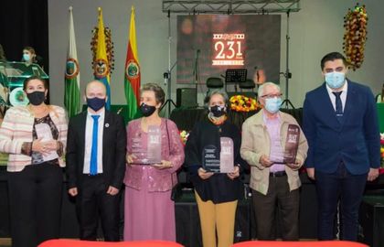 La Ceja celebró sus 231 años con un reconocimiento a los líderes del municipio
