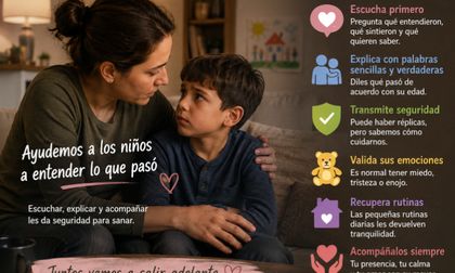 ¿Cómo ayudar a los niños a entender lo que pasó con el terremoto?