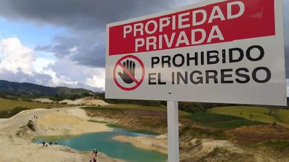 Imagen de  Ingreso sin autorización a minas de caolín, en La Unión, “es causal de delito”, ratificó la CEO