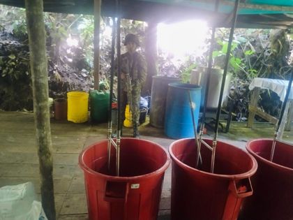 Imagen de Destruyeron megalaboratorio que producía 1,5 toneladas de estupefacientes al mes en San Francisco