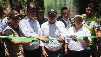 Imagen de San Luis inauguró el programa Bosque de la Reconciliación en memoria de las víctimas de minas antipersona