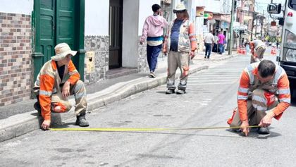 Imagen de  Inician las obras de señalización de 12 000m² de vías en El Carmen de Viboral