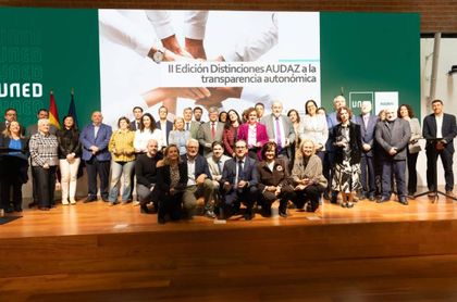 Imagen de Los premios Audaz distinguen a doce CCAA por sus avances en transparencia