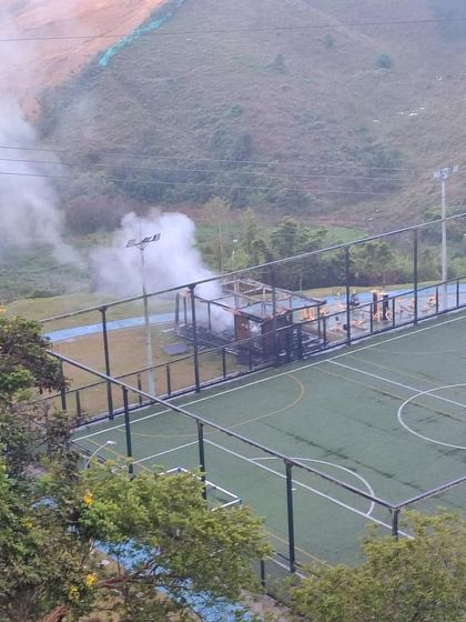 Imagen de Inescrupulosos quemaron la caseta comunal de una cancha sintética en Rionegro
