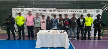 Imagen de  Megaoperativo en Sonsón: diez presuntos integrantes de la estructura criminal “El Mesa” fueron capturados