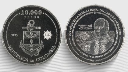 Imagen de  Homenaje a la Armada Nacional: nueva moneda conmemorativa de $10.000 ya circula en Colombia