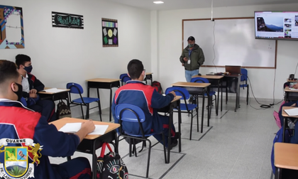 Imagen de En colegio de Guarne inició prueba piloto para la educación presencial