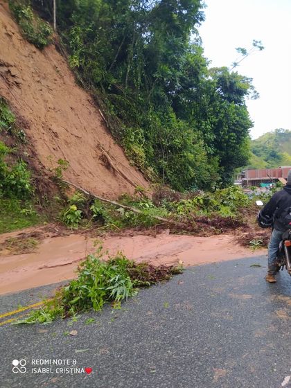Imagen de Por nuevos derrumbes sobre la vía, la autopista Medellín-Bogotá continuará cerrada en San Luis
