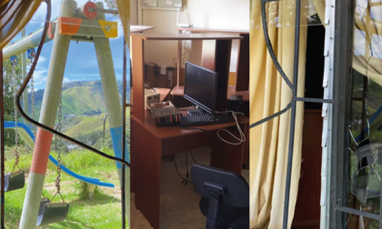 Imagen de  Sin computadores: así quedó la escuela de la vereda Pantalio de La Unión