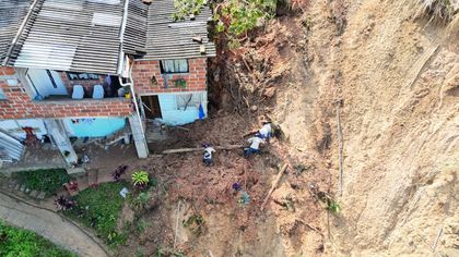 Imagen de  Tragedia en Sabaneta: son tres los desaparecidos por el deslizamiento, con sospecha de un cuarto