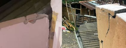 Imagen de Cocorná también sufrió afectaciones por el temblor; una vivienda quedó agrietada