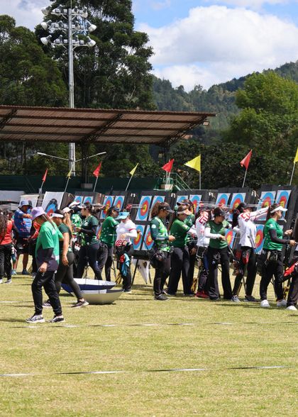 Imagen de  Con pasión, concentración y puntería, inició el Campeonato Nacional de Tiro con Arco en La Ceja