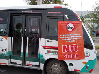 Imagen de  El paro de transportadores en Rionegro completa cuatro días