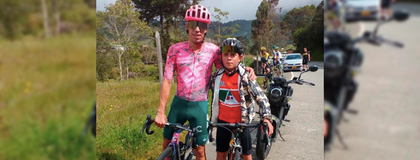 Imagen de «Es algo que nunca olvidaré»: Ángel David, el niño que pedaleó junto a Rigo en Sonsón