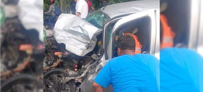 Imagen de Accidente en la autopista Medellín-Bogotá deja dos lesionados