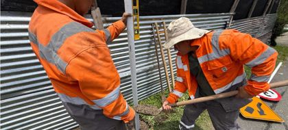 Imagen de Medellín refuerza señalización en Las Palmas por hundimiento vial