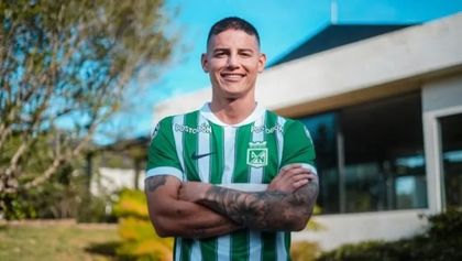 Imagen de James Rodríguez será presentado este domingo en el Atanasio previo al partido Nacional vs. Águilas Doradas