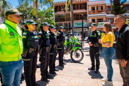 Imagen de  La Ceja suma 11 policías con nuevo cuadrante