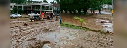 Imagen de  Así están las vías de acceso y salida de El Retiro tras las fuertes lluvias